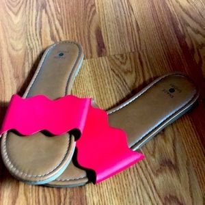 The color of them is like a pinkish red